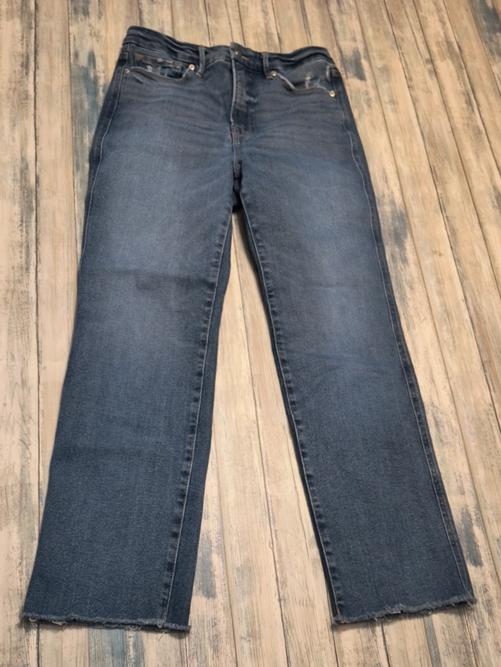 Good American Good Curve Straight Jeans Sz 6/28